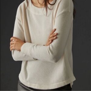 Anthropologie Daily‎ Practice Big Sky Boat Neck Pullover
